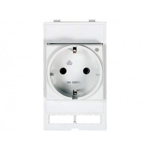 4000-68000-0010000; E-type socket; 250VAC; 16A; IP20; on panel; Input: 6mm fork; 62mm; MURR ELEKTRONIK 4000-68000-0010000; E-type socket; 250VAC; 16A; IP20; on panel; Input: 6mm fork; 62mm; MURR ELEKTRONIK