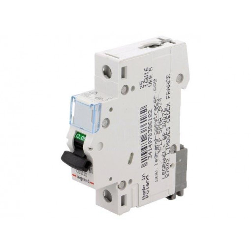 S 301 B6 TX; Circuit breaker; 230VAC; Inom: 6A; Poles: 1; DIN; Charact: B; 6kA; LEGRAND
