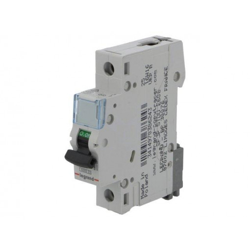 S 301 B10 TX; Circuit breaker; 230VAC; Inom: 10A; Poles: 1; DIN; Charact: B; 6kA; LEGRAND