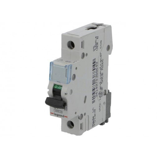 S 301 C1 TX; Circuit breaker; 230VAC; Inom: 1A; Poles: 1; DIN; Charact: C; 6kA; LEGRAND