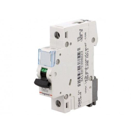 S 301 C10 TX; Circuit breaker; 230VAC; Inom: 10A; Poles: 1; DIN; Charact: C; 6kA; LEGRAND