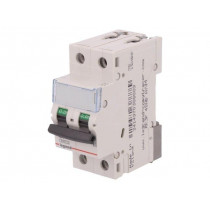 S 302 C1 TX; Circuit breaker; 400VAC; Inom: 1A; Poles: 2; DIN; Charact: C; 6kA; LEGRAND