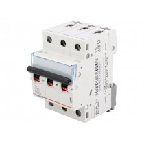 S 303 C10 TX; Circuit breaker; 400VAC; Inom: 10A; Poles: 3; DIN; Charact: C; 6kA; LEGRAND
