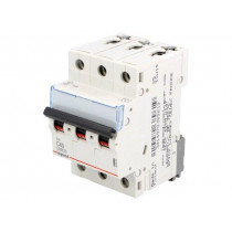 S 303 C40 TX; Circuit breaker; 400VAC; Inom: 40A; Poles: 3; DIN; Charact: C; 6kA; LEGRAND