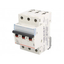S 303 C63 TX; Circuit breaker; 400VAC; Inom: 63A; Poles: 3; DIN; Charact: C; 6kA; LEGRAND