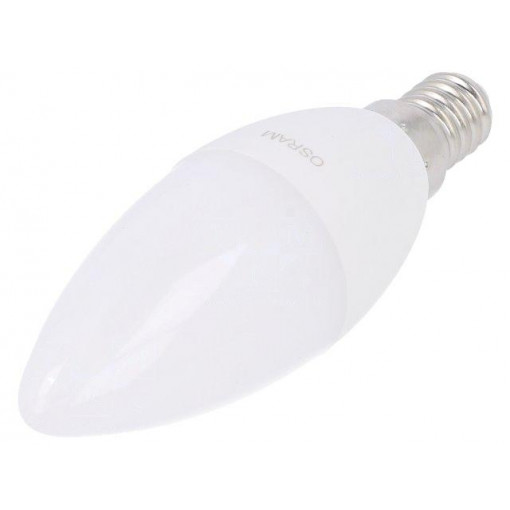 4052899971066; LED lamp; cool white; E14; 230VAC; 470lm; 5.7W; 6500K; CRImin: 80; OSRAM 4052899971066; LED lamp; cool white; E14; 230VAC; 470lm; 5.7W; 6500K; CRImin: 80; OSRAM