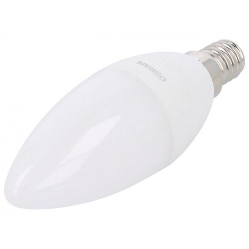 4052899973367; LED lamp; neutral white; E14; 230VAC; 470lm; 5.7W; 4000K; CRImin: 80; OSRAM 4052899973367; LED lamp; neutral white; E14; 230VAC; 470lm; 5.7W; 4000K; CRImin: 80; OSRAM