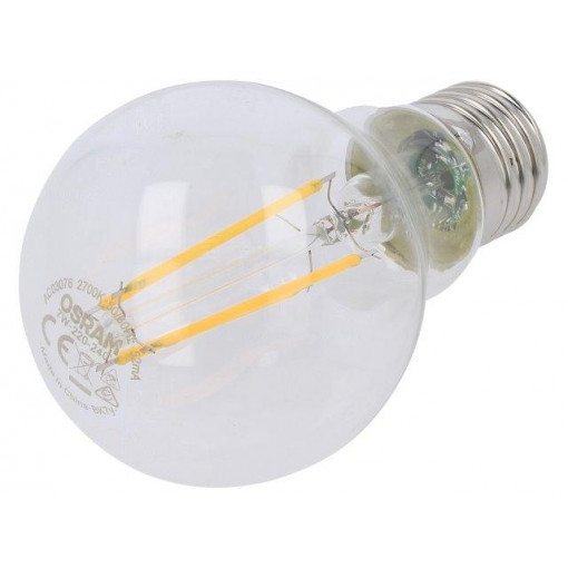 4058075819658; LED lamp; warm white; E27; 230VAC; 806lm; 7W; 2700K; CRImin: 80; OSRAM 4058075819658; LED lamp; warm white; E27; 230VAC; 806lm; 7W; 2700K; CRImin: 80; OSRAM