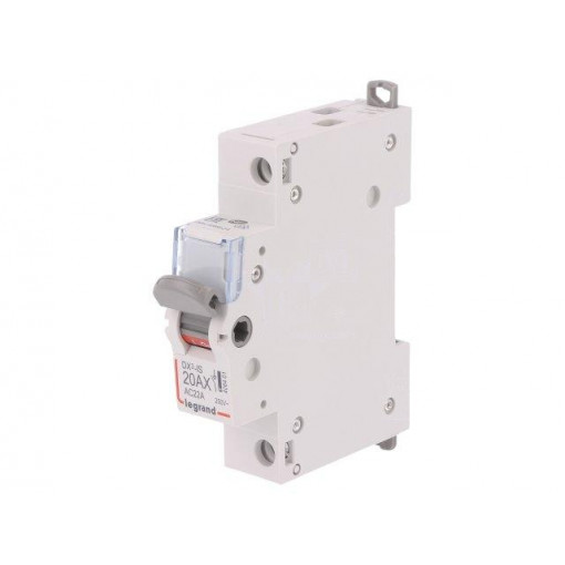FR 301 20; Switch-disconnector; Poles: 1; DIN; 20A; 250VAC; FR300; IP20; LEGRAND