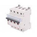 S 304 C32 DX; Circuit breaker; 400VAC; Inom: 32A; Poles: 4; DIN; Charact: C; 6kA; LEGRAND