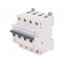 S 304 C32 DX; Circuit breaker; 400VAC; Inom: 32A; Poles: 4; DIN; Charact: C; 6kA; LEGRAND