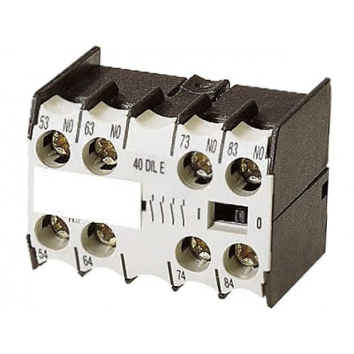 40DILE; Auxiliary contacts; Series: DILEM,DILER; Leads: screw terminals; EATON ELECTRIC