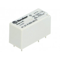 41.31.9.005.0010; Relay: electromagnetic; SPDT; Ucoil: 5VDC; 12A/250VAC; 12A/30VDC; FINDER