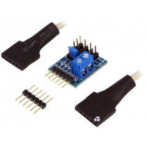 PMODCON3; Pmod module; servo driver; GPIO; prototype board; DIGILENT