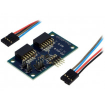 PMODIOXP; Pmod module; port expander; I2C; AD5589; prototype board; I/O: 19; DIGILENT