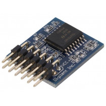 PMOD SF3; Pmod module; Flash memory; Dual I/O,Quad I/O,SPI; N25Q256A; 32MB; DIGILENT