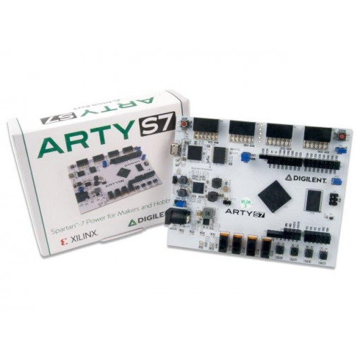 ARTY S7-50; Dev.kit: Xilinx; Arduino socket,Pmod socket; GPIO,UART,USB; DIGILENT ARTY S7-50; Dev.kit: Xilinx; Arduino socket,Pmod socket; GPIO,UART,USB; DIGILENT