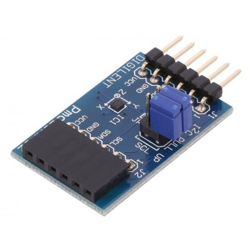 PMOD CMPS2; Pmod module; compass 3-axis; I2C; MMC34160PJ; Pmod connector; DIGILENT PMOD CMPS2; Pmod module; compass 3-axis; I2C; MMC34160PJ; Pmod connector; DIGILENT