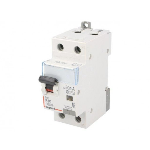 P 312 B10-30-AC DX; RCBO breaker; Inom: 10A; Ires: 30mA; Max surge current: 250A; 400V; LEGRAND