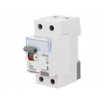 P 302 40-30-AC TX; RCD breaker; Inom: 40A; Ires: 30mA; Max surge current: 250A; 400V; LEGRAND
