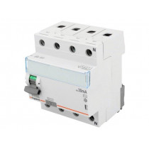P 304 63-30-AC TX; RCD breaker; Inom: 63A; Ires: 30mA; Max surge current: 250A; 400V; LEGRAND