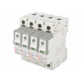 T2 40KA 4P; Surge arrestor; Type 2; Poles: 4; 40kA; 320VAC; Mounting: DIN; IP20; LEGRAND T2 40KA 4P; Surge arrestor; Type 2; Poles: 4; 40kA; 320VAC; Mounting: DIN; IP20; LEGRAND