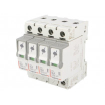T1+T2 8/50 4P; Surge arrestor; Type 1+2; Poles: 4; 8kA; 320VAC; Mounting: DIN; IP20; LEGRAND
