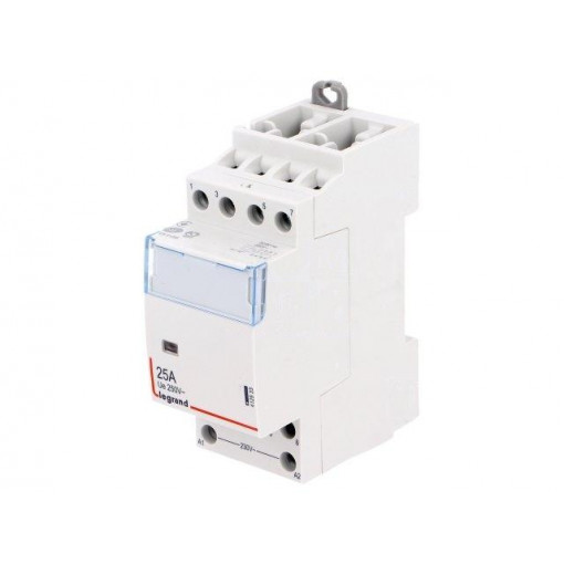 SM 425 230V 2NO+2NC; Contactor: 4-pole installation; NC x2 + NO x2; 230VAC; 25A; DIN; LEGRAND