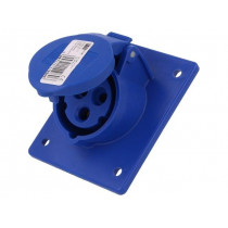 413-6F8; Connector: AC supply; socket; female; 16A; 230VAC; IEC 60309; IP44; PCE