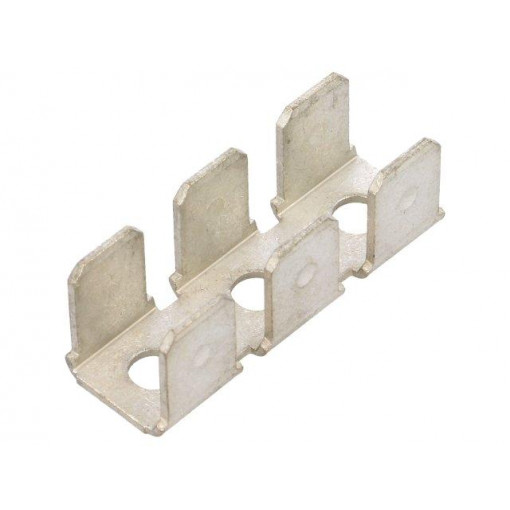 41482; Terminal: flat; 6.3mm; 0.8mm; male; M3; 6x  terminal,double; screw; TE Connectivity