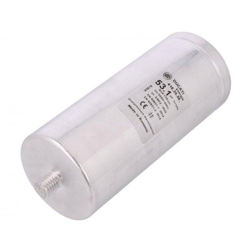 416305664; Capacitor: polypropylene; 53.1uF; -5÷+10%; Ø60x137mm; -25÷55°C; DUCATI ENERGIA