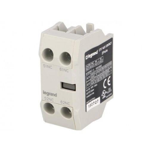 416852; Auxiliary contacts; Series: CTX3; Leads: screw terminals; LEGRAND