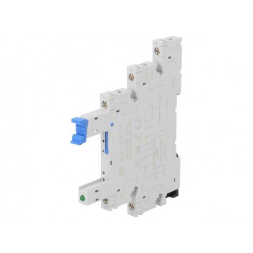 41F-1Z-C2-1; Socket; PIN: 5; 6A; 250VAC; Mounting: DIN; Leads: screw terminals; HONGFA RELAY 41F-1Z-C2-1; Socket; PIN: 5; 6A; 250VAC; Mounting: DIN; Leads: screw terminals; HONGFA RELAY