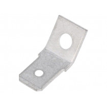 42822-2; Terminal: flat; 6.3mm; 0.8mm; male; M3; screw; brass; tinned; TE Connectivity