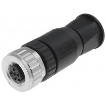 SAL-12-RKC5-S/150; Plug; M12; PIN: 5; female; A code-DeviceNet / CANopen; for cable; CONEC