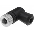 SAL-12-RKWC4-S/150; Plug; M12; PIN: 4; female; A code-DeviceNet / CANopen; for cable; CONEC