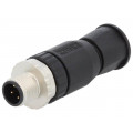 SAL-12-RSC4-S/150; Plug; M12; PIN: 4; male; A code-DeviceNet / CANopen; for cable; CONEC