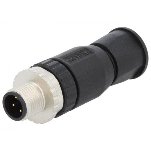 SAL-12-RSC4-S/150; Plug; M12; PIN: 4; male; A code-DeviceNet / CANopen; for cable; CONEC