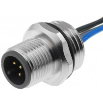 SAL-12-FSH5-P5,5; Socket; M12; PIN: 5; male; A code-DeviceNet / CANopen; soldering; CONEC