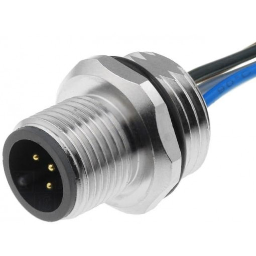 SAL-12-FSH5-P5,5; Socket; M12; PIN: 5; male; A code-DeviceNet / CANopen; soldering; CONEC