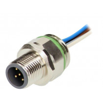 SAL-12-FSP5.1-0,5; Socket; M12; PIN: 5; male; A code-DeviceNet / CANopen; cables; 0.5m; CONEC