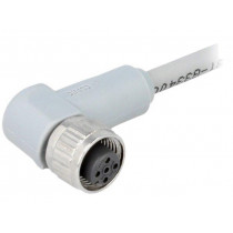 SAL-12S-RKW4-3/G3; Plug; M12; PIN: 4; female; A code-DeviceNet / CANopen; 3m; cables; CONEC