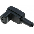 4300.0609; Connector: AC supply; plug; female; 10A; 250VAC; IEC 60320; C13 (F); SCHURTER