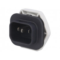 4312.0000; Connector: AC supply; 4.8x0,8mm connectors; male; 4761; 10A; PIN: 3; SCHURTER 4312.0000; Connector: AC supply; 4.8x0,8mm connectors; male; 4761; 10A; PIN: 3; SCHURTER