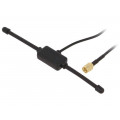 433M-ANT824; Antenna; RF; 3dBi; linear; Mounting: for ribbon cable; 50Ω; Len: 3m; SR PASSIVES
