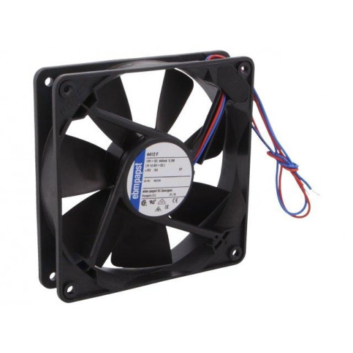 4412 F; Fan: DC; axial; 119x119x25mm; 170m3/h; 43dBA; ball bearing; 2900rpm; EBM-PAPST