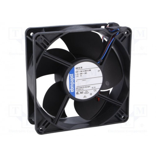 4414 H; Fan: DC; axial; 119x119x38mm; 240m3/h; 50dBA; ball bearing; 4300rpm; EBM-PAPST