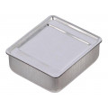 455.15; Enclosure: shielding; X: 44mm; Y: 50mm; Z: 17mm; steel; Series: MICRO; TEKO