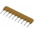 4610X-101-224LF; Resistor network: X; 220kΩ; No.of resistors: 9; THT; 0.2W; ±2%; 100V; BOURNS 4610X-101-224LF; Resistor network: X; 220kΩ; No.of resistors: 9; THT; 0.2W; ±2%; 100V; BOURNS