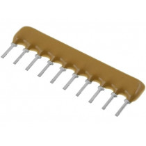 4610X-102-101LF; Resistor network: Y; 100Ω; No.of resistors: 5; THT; 0.3W; ±2%; 100V; BOURNS